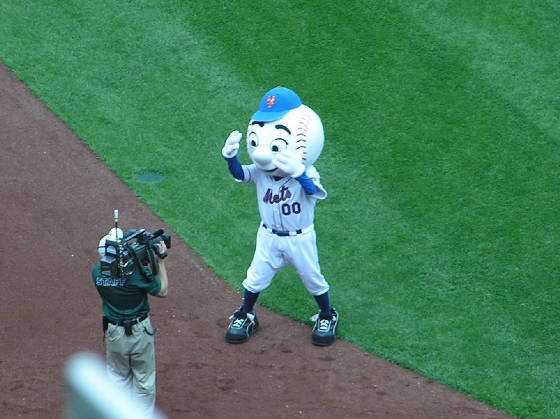 Mr Met - The NY Mets mascot - Citi Field