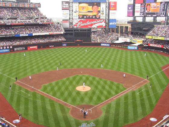 A view of the field - Citi Field, Flushing